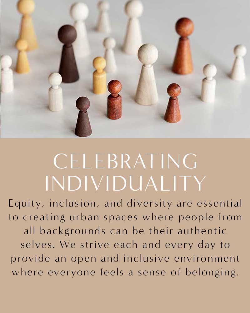 Our values, mobile slider - Celebrating individuality