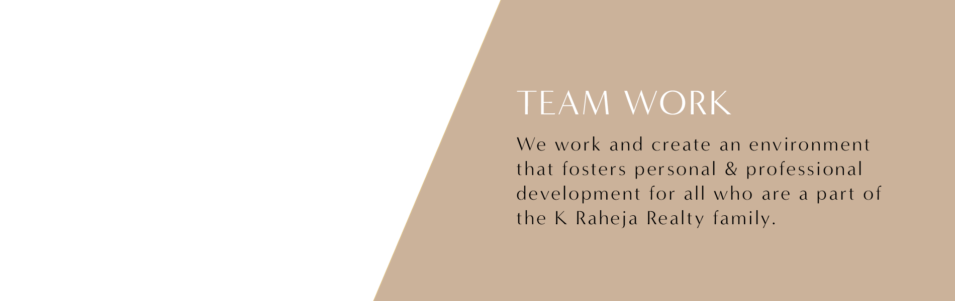 Our values slider - Teamwork